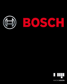 Bosch logo on Mackevision automotive visualization card